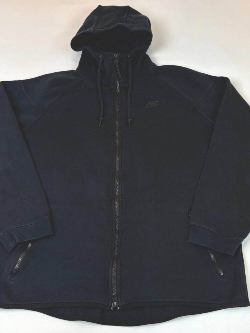 Mens Black Nike Sportswear Tech Fleece Zip Up Hoodie XL 545277-011
